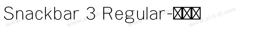 Snackbar 3 Regular字体转换